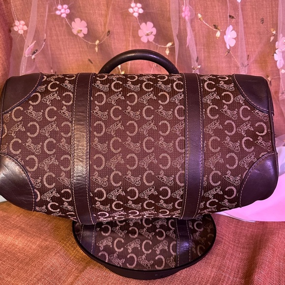 CELINE C Macadam Vintage Canvas/Leather Brown - Picture 4 of 14